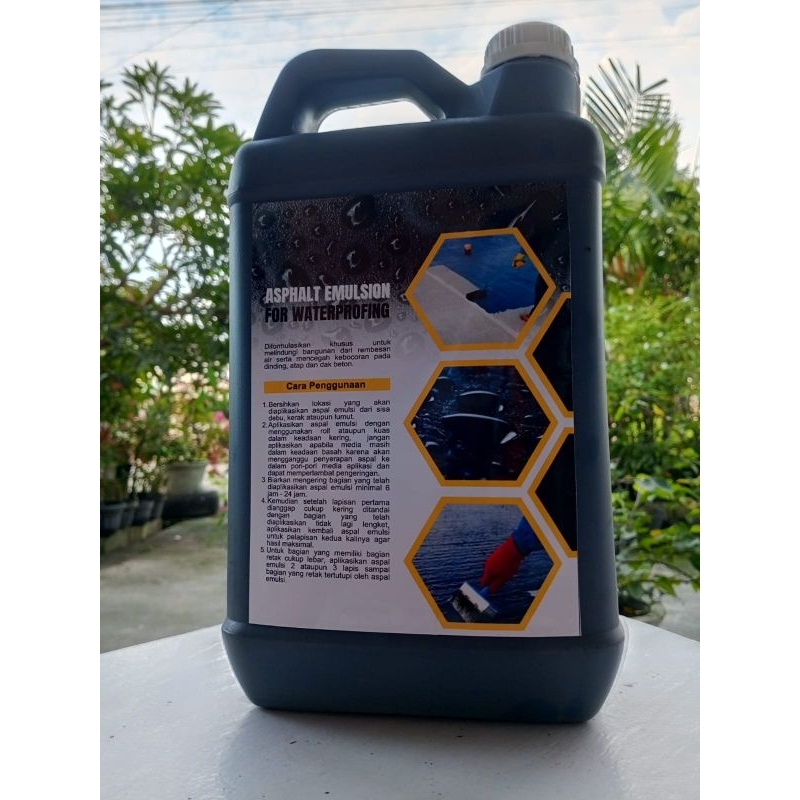 Aspal Emulsi / Asphalt Emulsion for Waterproofing - 5 kg