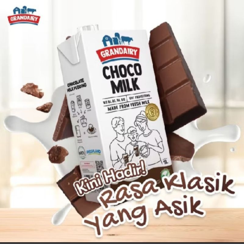 

Susu UHT Grandairy Choco Milk 1lt