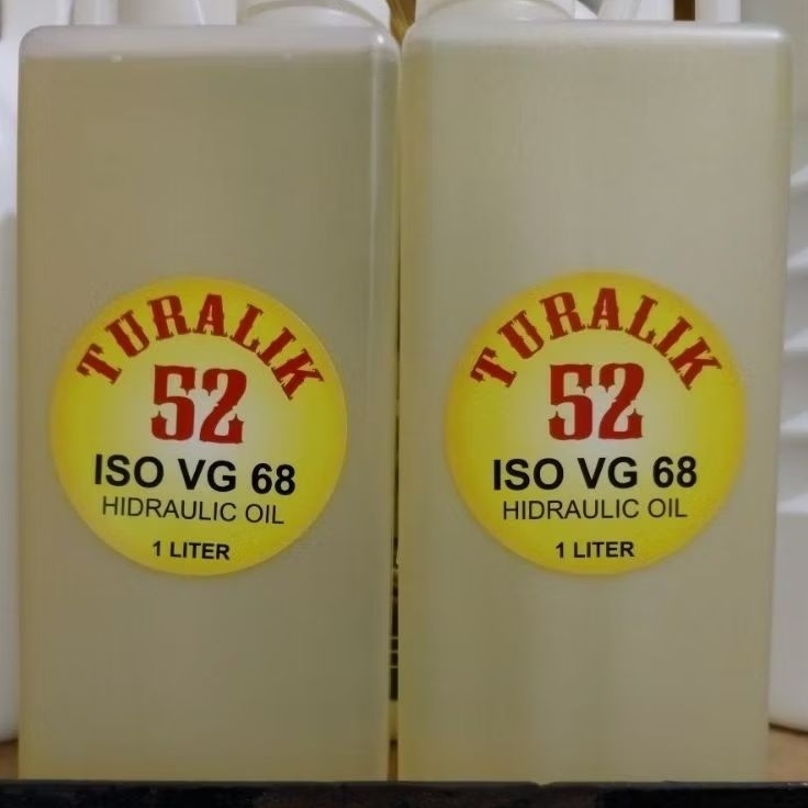 Oli Hidrolik SAE 10 PER 1 LITER ISO VG 68 Turalik 52 Literan shock dongkrak  forklif