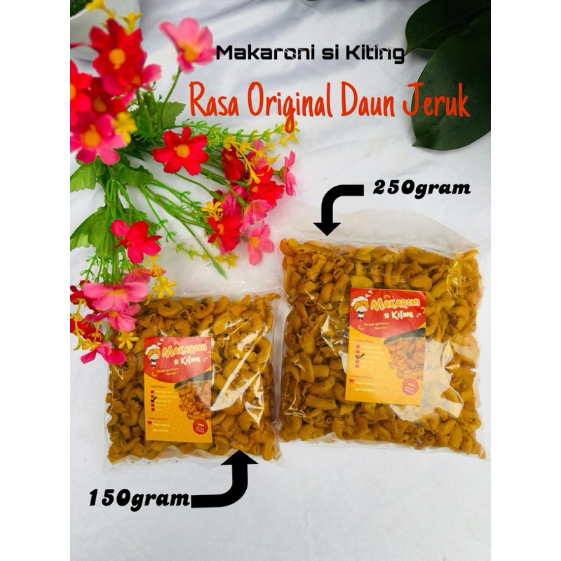 

Original daun jeruk| Cemilan Original | Snack semua kalangan dengan rasa original daun jeruk kemasan 250gram