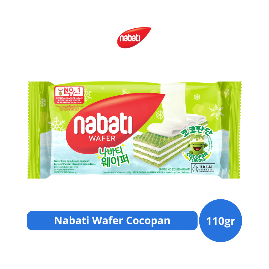 

Nabati Wafer Cocopan 110gr