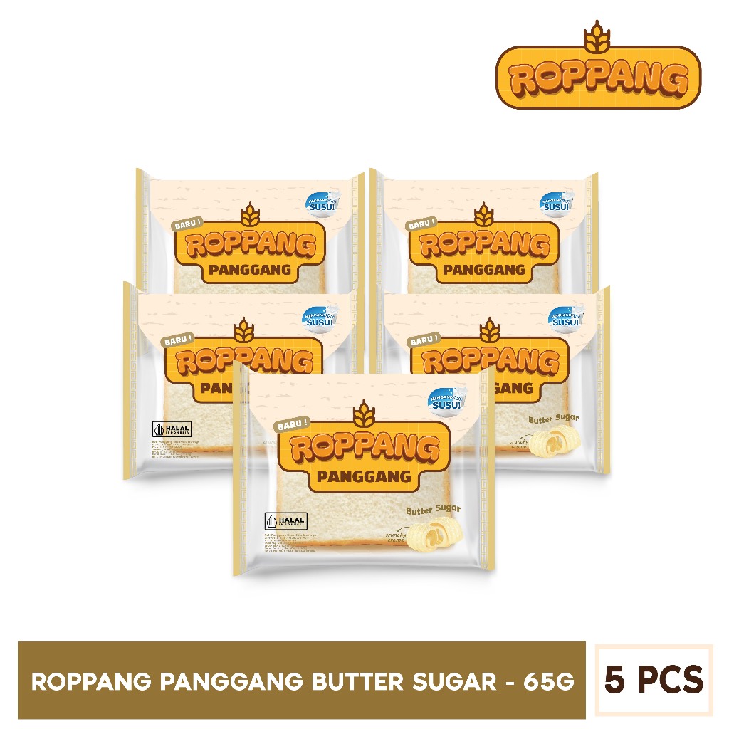 

Roppang Panggang Rasa Butter Sugar - [Isi 5 Pcs]