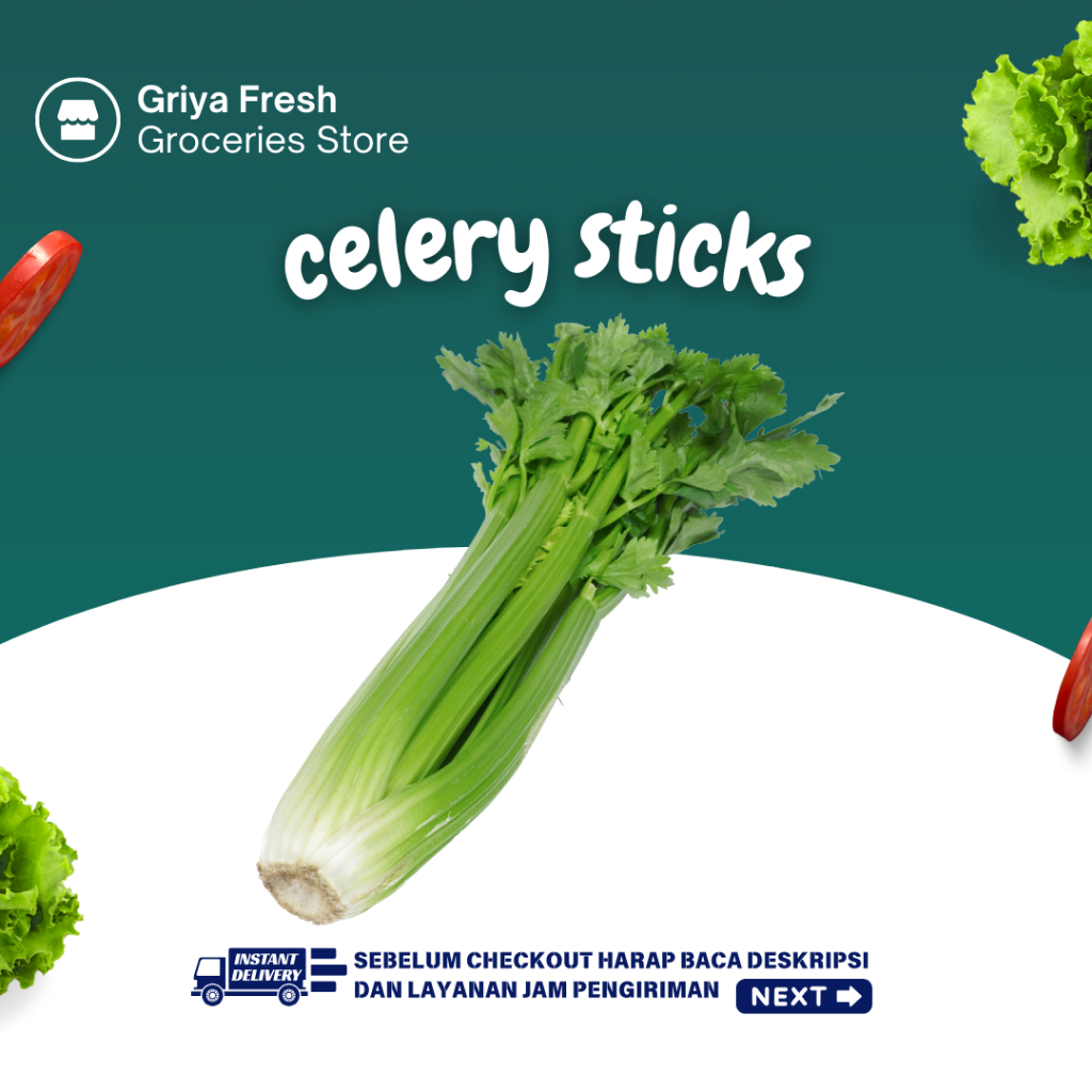 

Celery Stick Fresh 250 gr - Kirim Instant