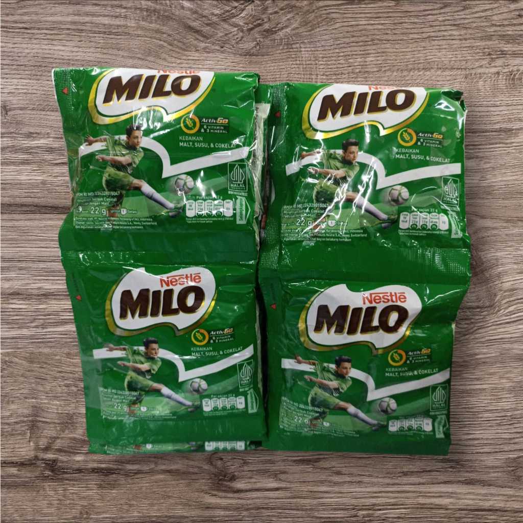 

NESTLE Milo Sachet Activ-Go 22g 1 RENCENG (10 SACHET)