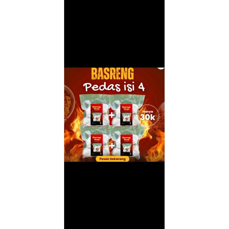 

basreng pedas chili oil isi 4pcs,,setiap kemasan isi 5