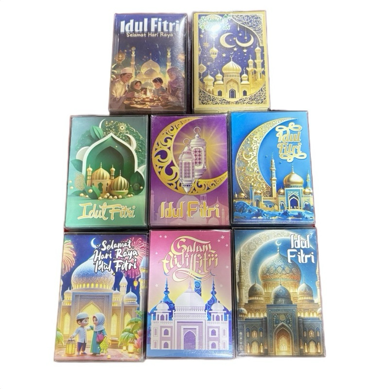 

Amplop Lebaran Amplop Hari Raya Idul Fitri Box Mika isi 50 pcs Lucu