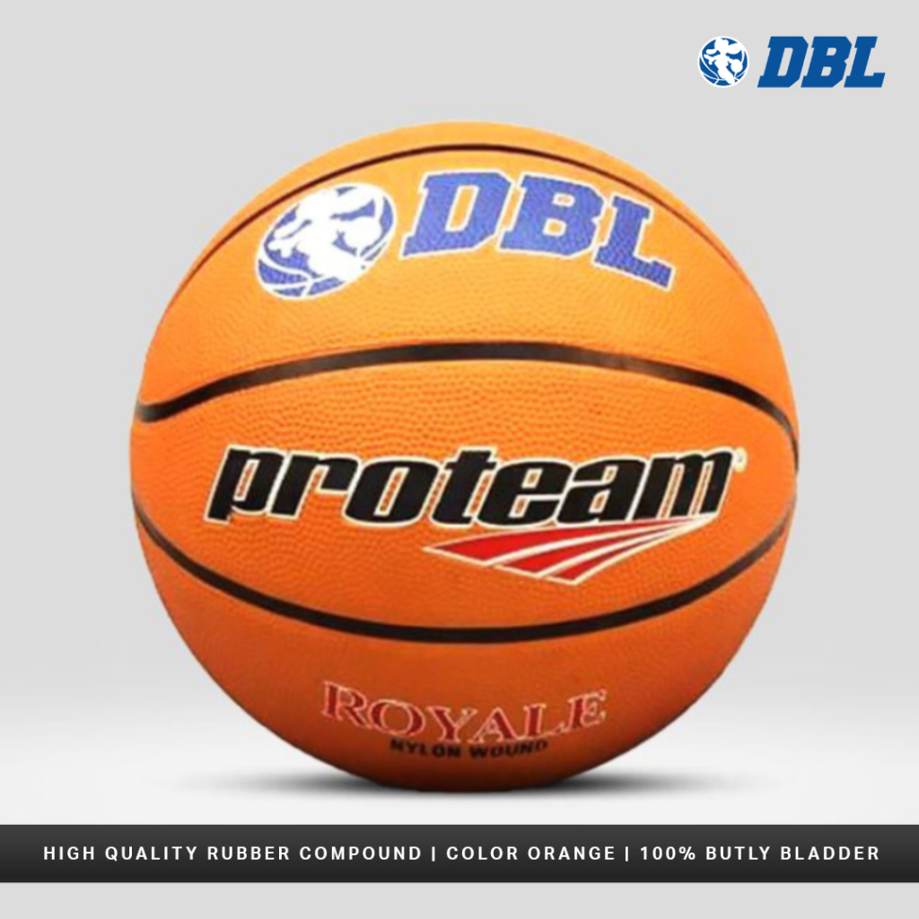 AZA Bola Basket DBL Proteam Rubber Royale Edition - Bola Basket Anak Size 3 & 5
