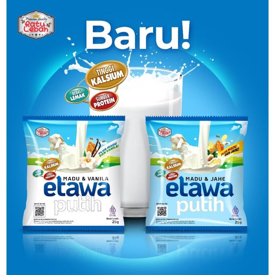 

Susu Kambing Etawa Ratu Lebah Asli Rasa Madu Vanila dan Jahe Original Baik untuk Kesehatan