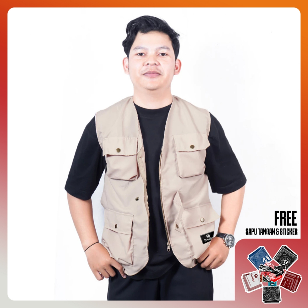 Prodigo * Rompi Pria Casual Karame Motif 3 I Rompi Tactical Outdoor Multifungsi I Rompi dinas Lapang