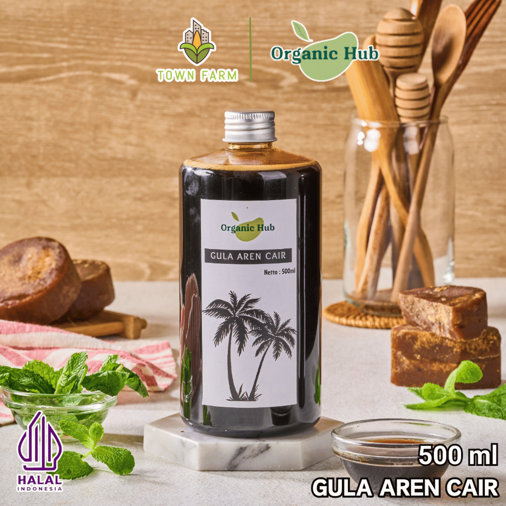 

Organic Hub Gula Aren Cair Original Premium Quality Organik Liquid Palm Sugar 100% Murni Asli 500 ml