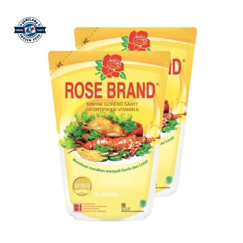 

Minyak Goreng Rose Brand 2L (1karton 6pouch)