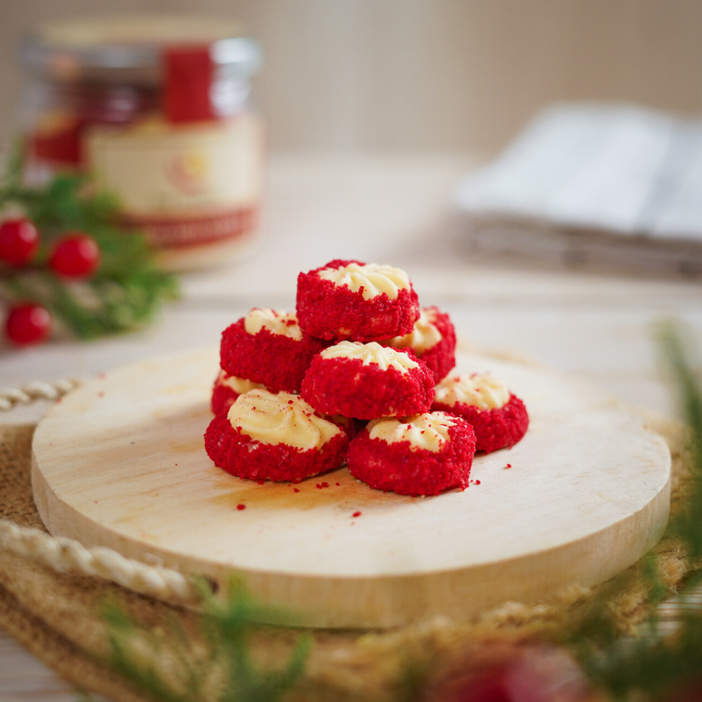 

[MURAH READY STOCK BARU] Jar Ina Cookies Kue Lebaran Kueh Toples Kaca Cookie Kue Kering