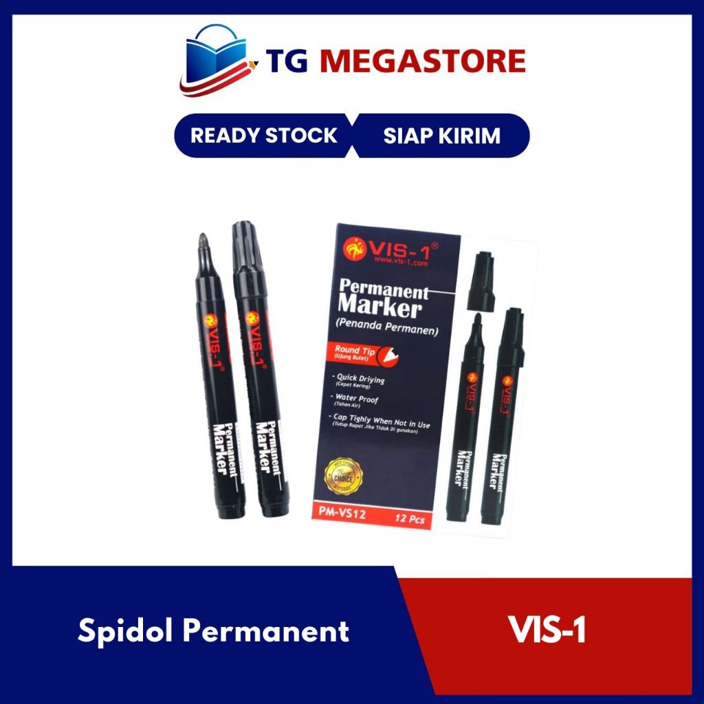 

Spidol Permanent Marker Vis-1 - PMVS12