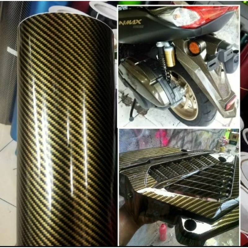 Ready stok skotlet carbon keflar gold skotlet carbon glosy