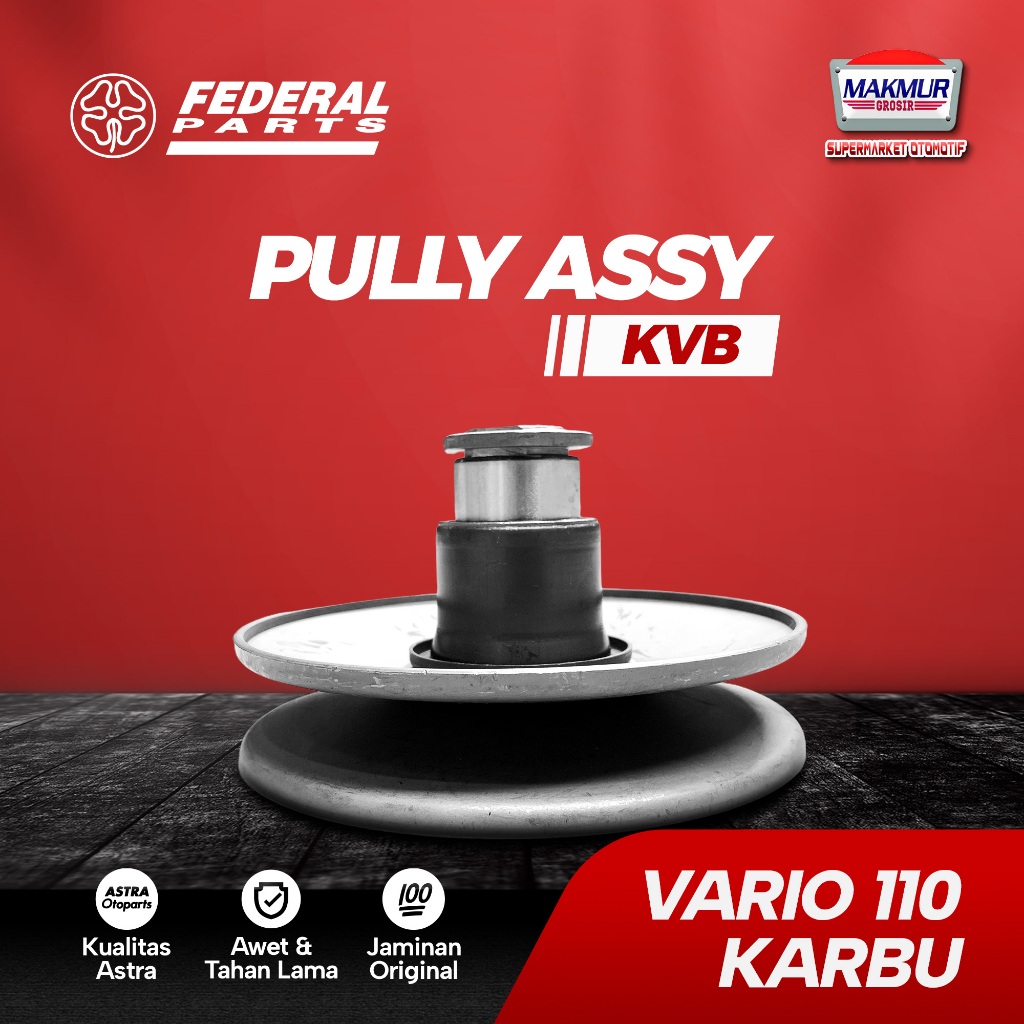 PULLEY PULLY SET Vario 110 CW KARBU ORIGINAL Federal