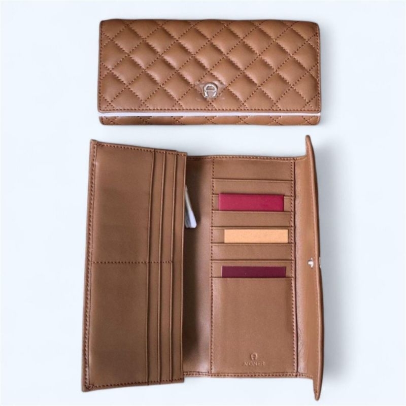 dompet wanita aigner long wallet