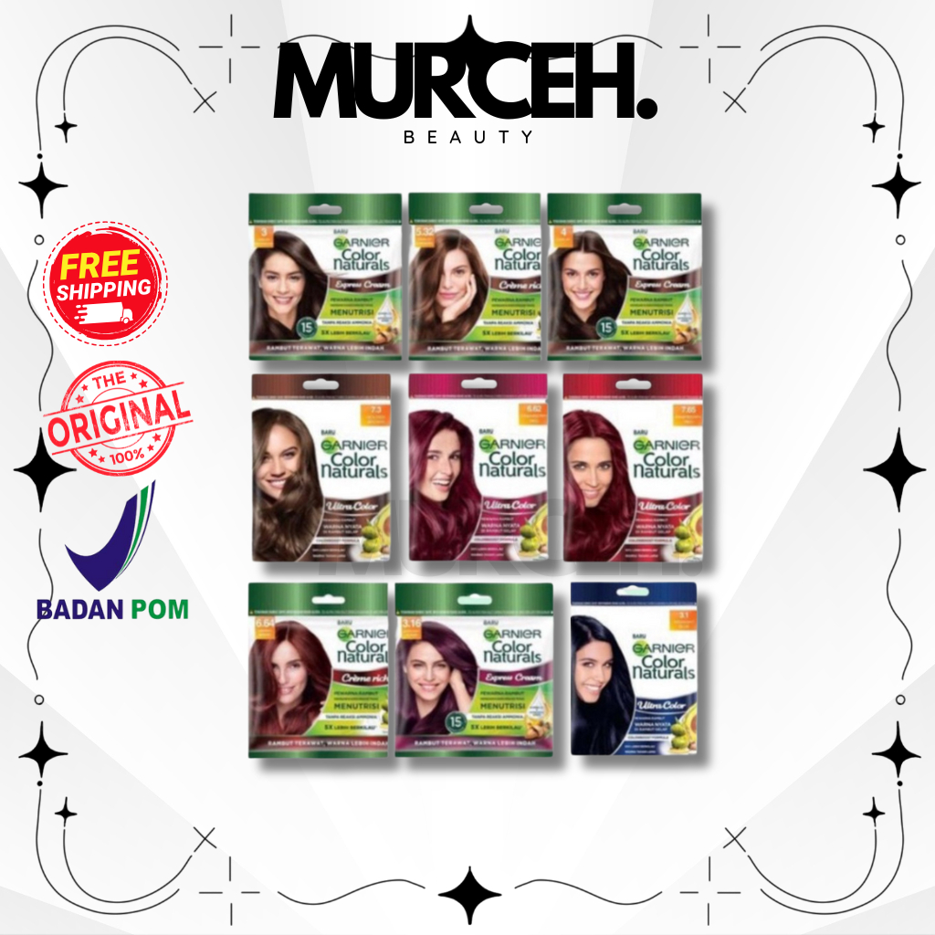 [MURCEH] GARNIER CAT / PEWARNA RAMBUT HAIR COLOR | Semir rambut | Pewarna rambut |  natural awet tah