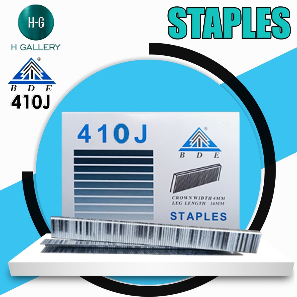 

BDE - 410J STAPLES - ISI STAPLES 410J - 5000 PCS *S