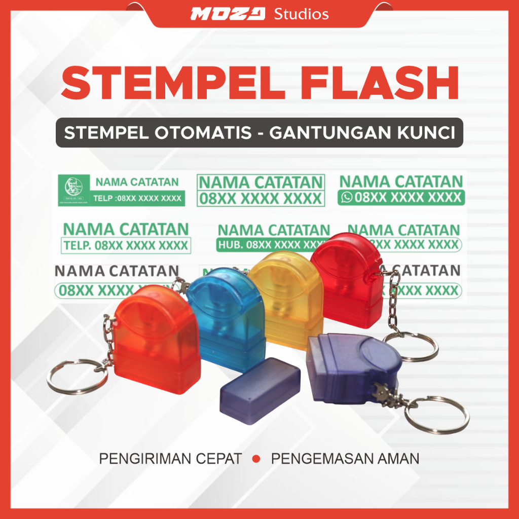

Stempel Gantungan Kunci Flash Kilat Otomatis - Stempel Nama Custom