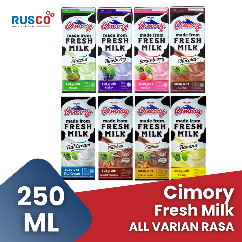 

CIMORY UHT MILK 250ml ALL VARIANT - RUSCOMART