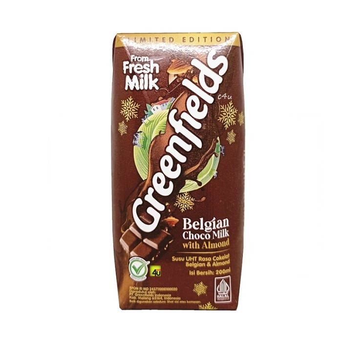 

Greenfields coklat belgian 200ml