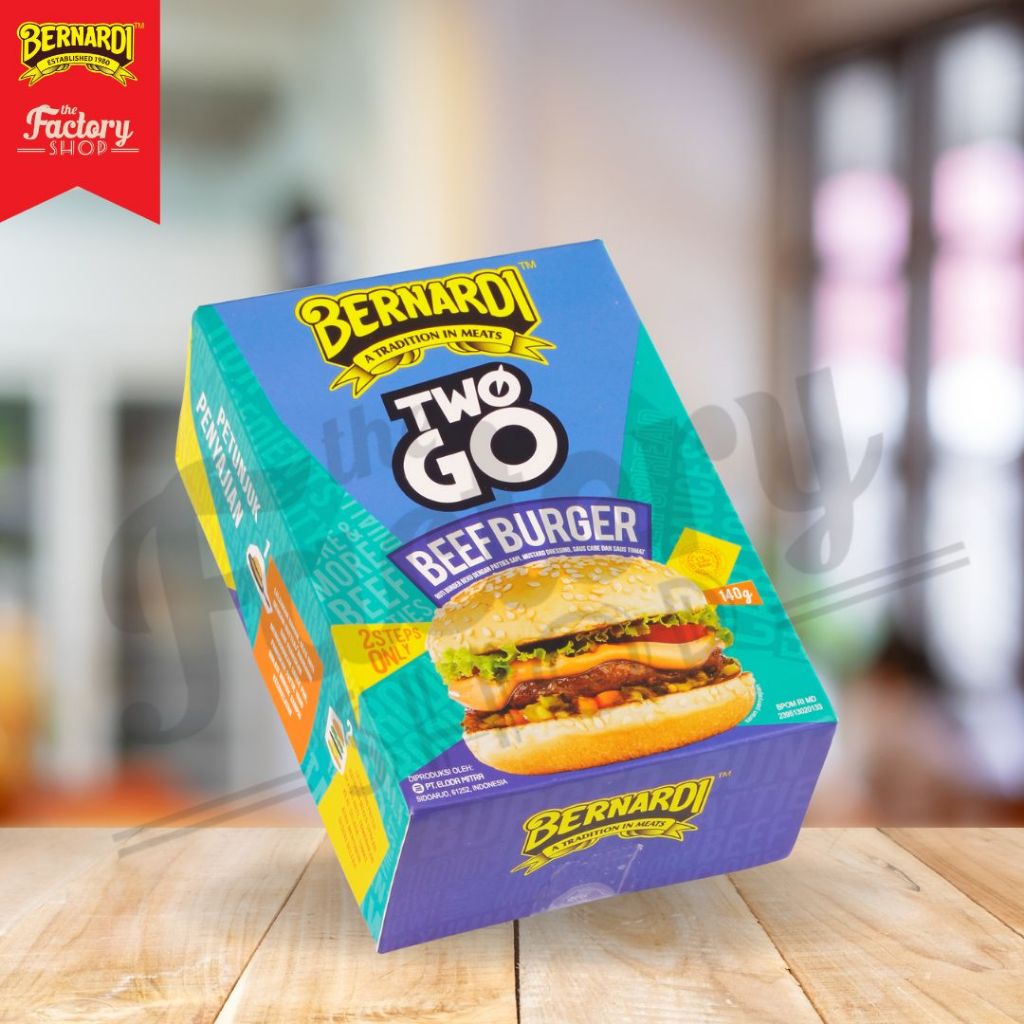 

Bernardi Burger Two n Go praktis instant berbumbu