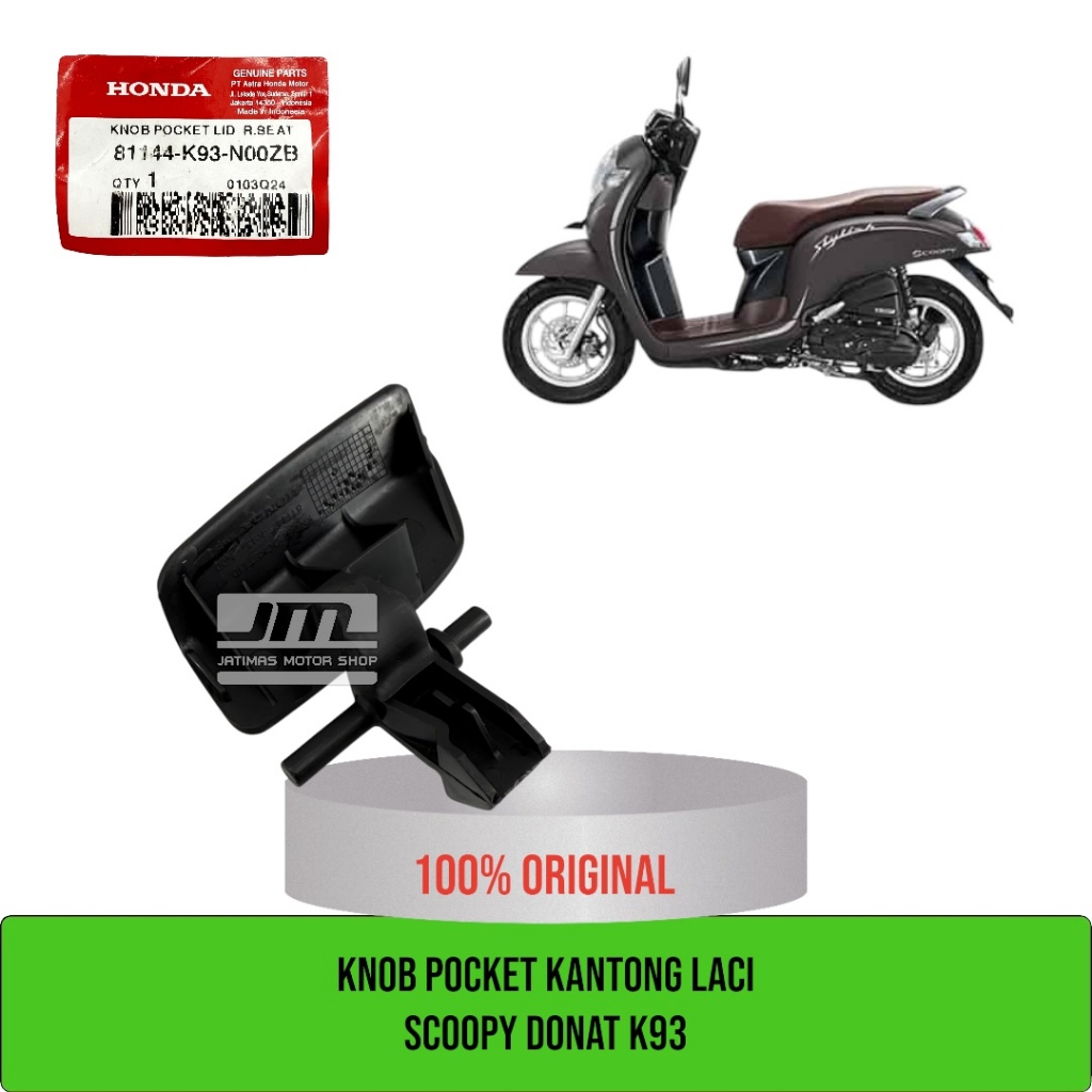 Knob pocket kantong laci scoopy K93 81144-K93-N00ZB