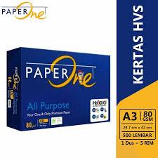 

Kertas HVS A3 PaperOne 75 gsm / 80 gsm