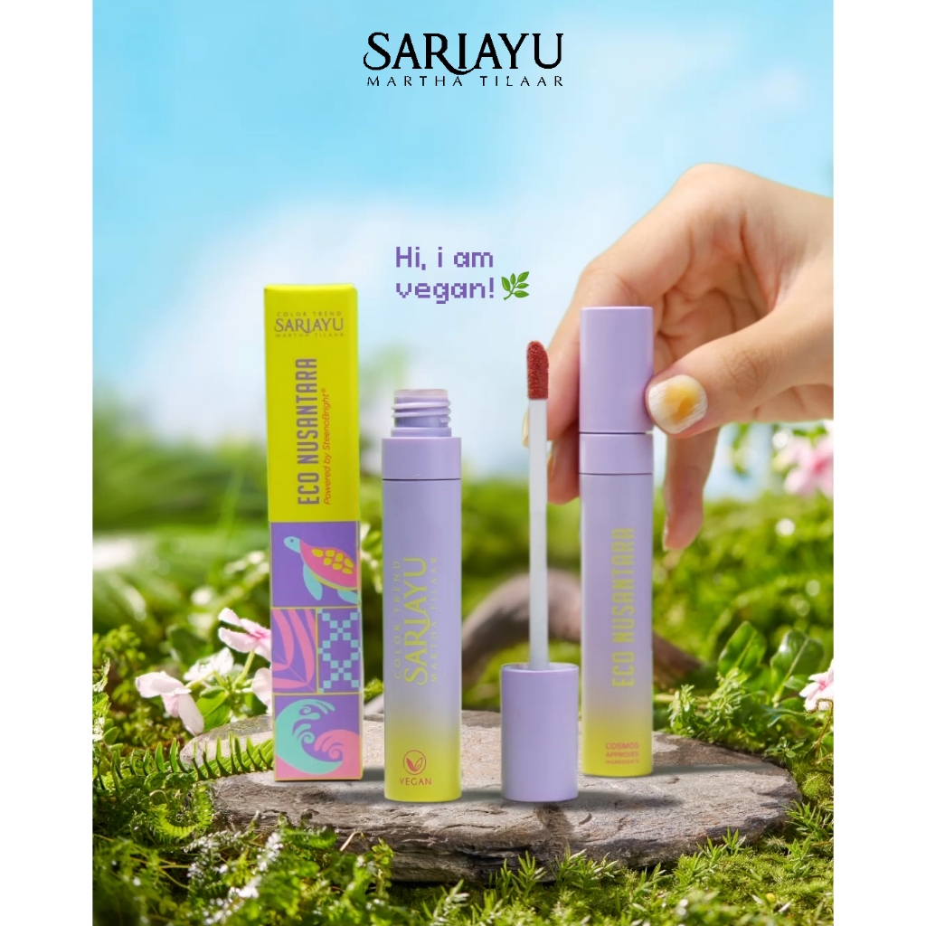 SARIAYU Color Trend Lip Shine / Lip Ink - Lip Tint Matte dan Glossy Finish