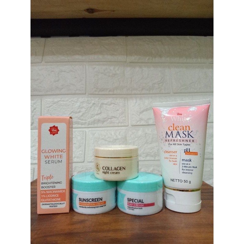 Viva Paket Skincare Glowing Pencerah Wajah