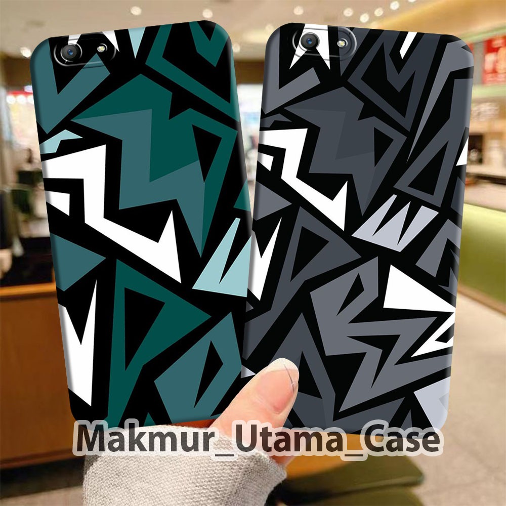 Casing Oppo F1S / A59 / A71 / A83 / A37 / A39 / A57 Lama - Casing Hp Terbaru - Motif Abstrak - Casin