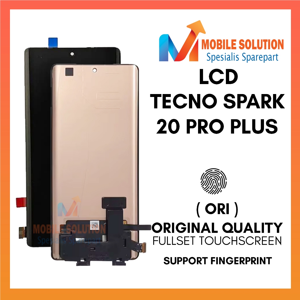 Grosir LCD Tecno Spark 20 Pro Plus - Fingerprint FullsetTouchScreen