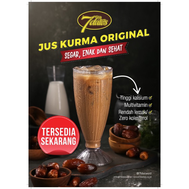 

Susu Kurma 7dates Minuman Kurma Susu 200ml