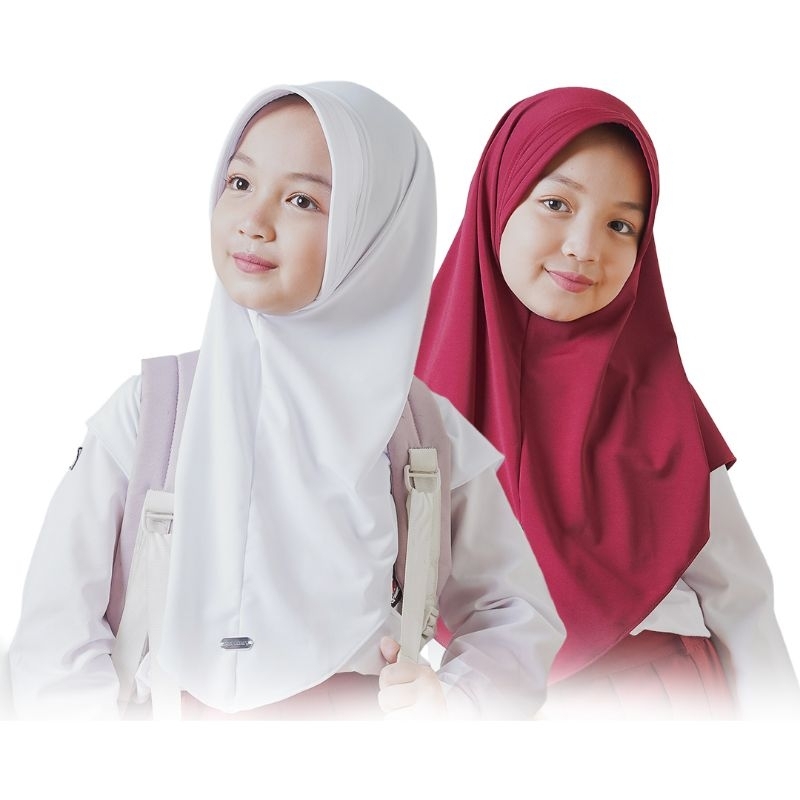 TFR Hijab | Hijab Anak Perempuan Jersey Premium - Jilbab / Kerudung / Khimar Anak Perempuan Sekolah 