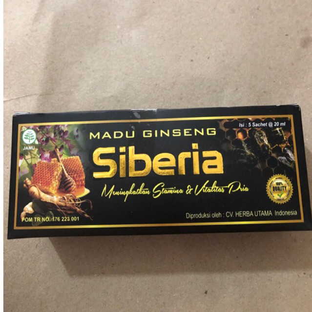 madu ginseng siberia