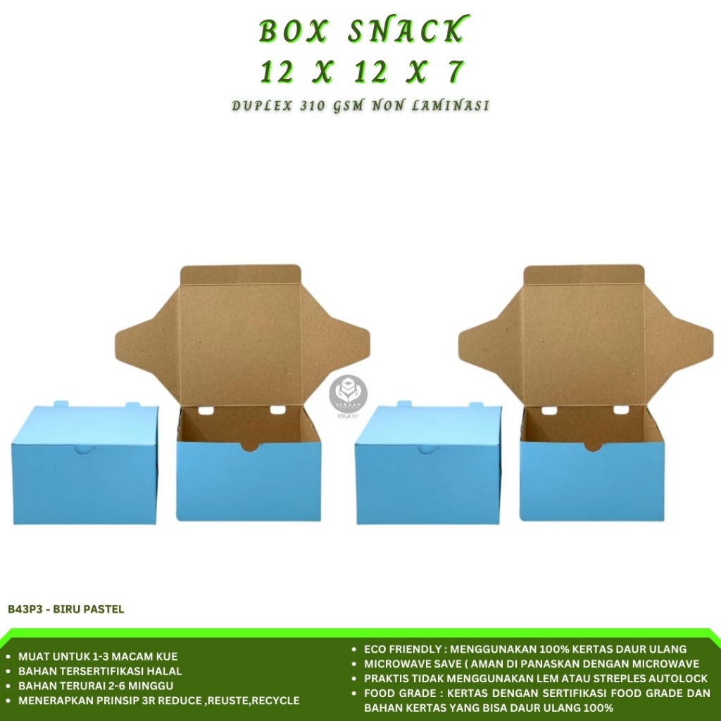 Snack Box 12x12 Dus Snack Premium Snack Box 12x12 (B.43P3)