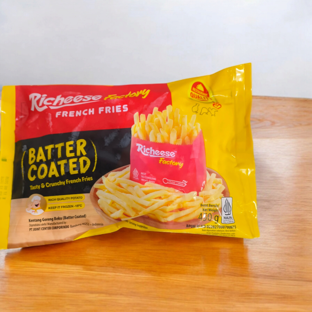 

Kentang Goreng Richeese Battercoated 450gr Halal Premium