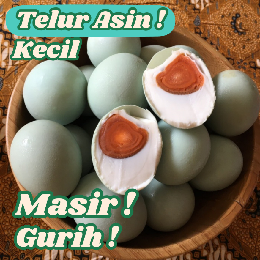 

TELUR ASIN BEBEK MATANG UKURAN KECIL DI JAMIN MASIR DAN GURIH !