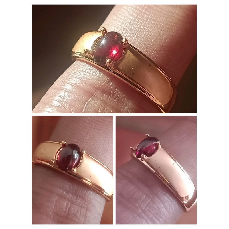 natural red garnet