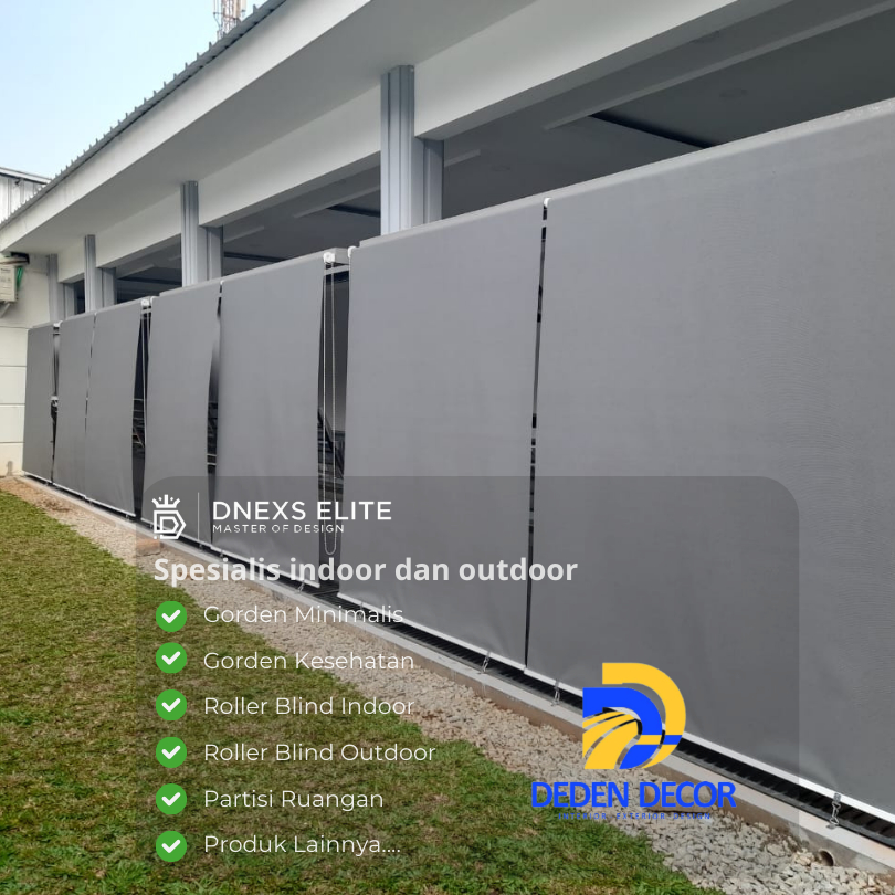 tirai outdoor suntex blind luar ruangan terlaris anti panas