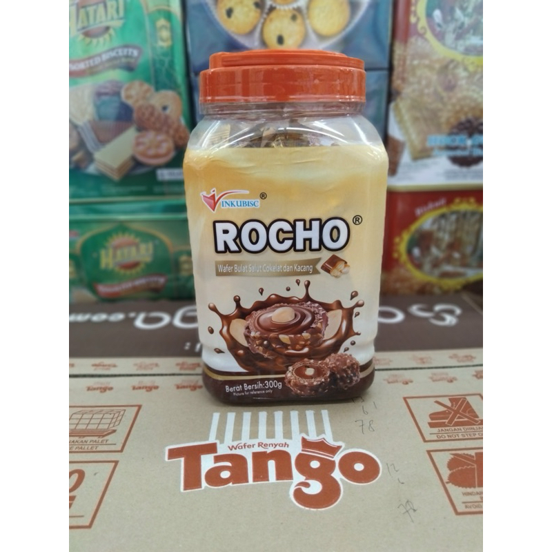 

Rocho Wafer Bola Cokelat Kacang 300 gram