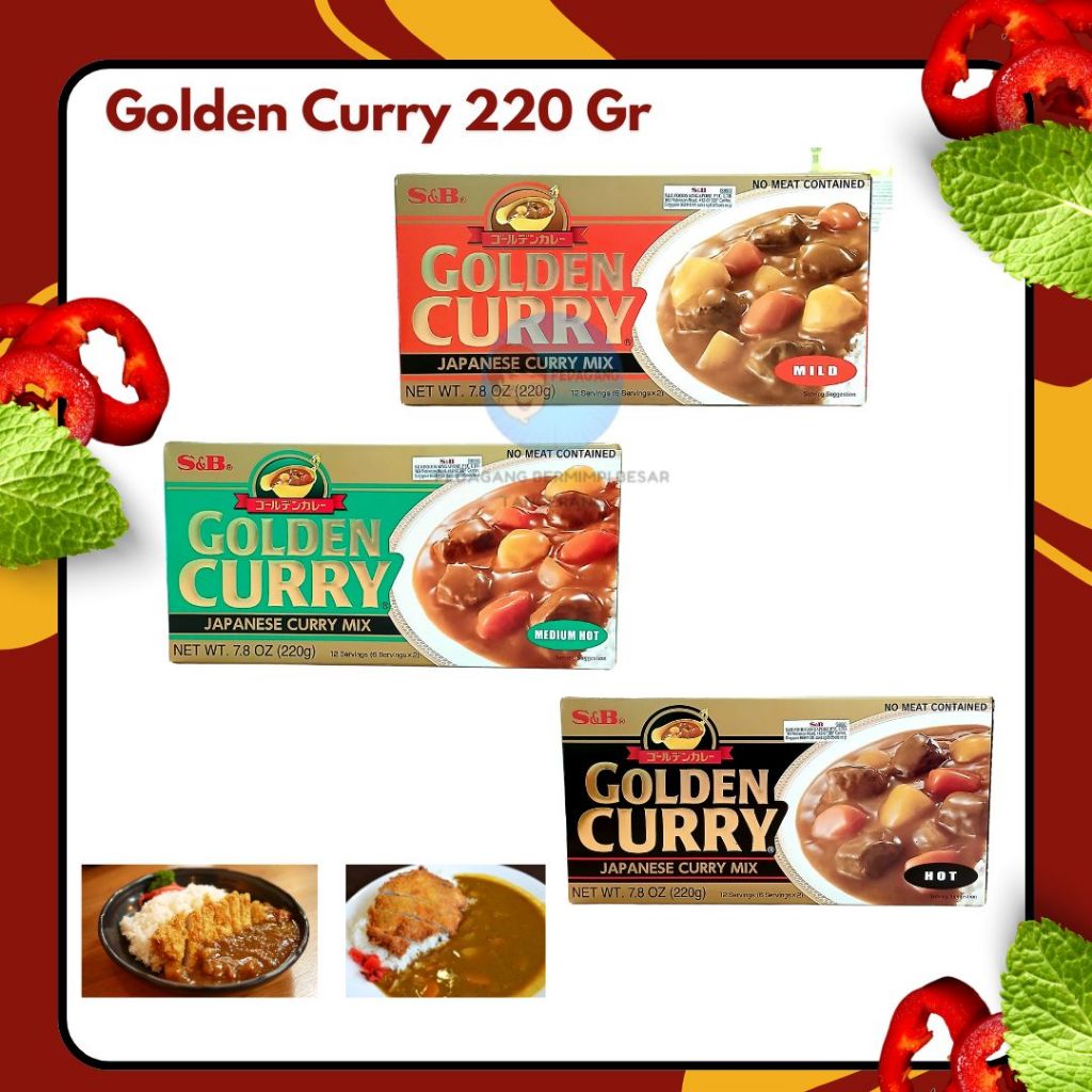 

S&B Golden Curry Mild Hot Medium Hot 220gr / Kari Jepang Import 220 gr