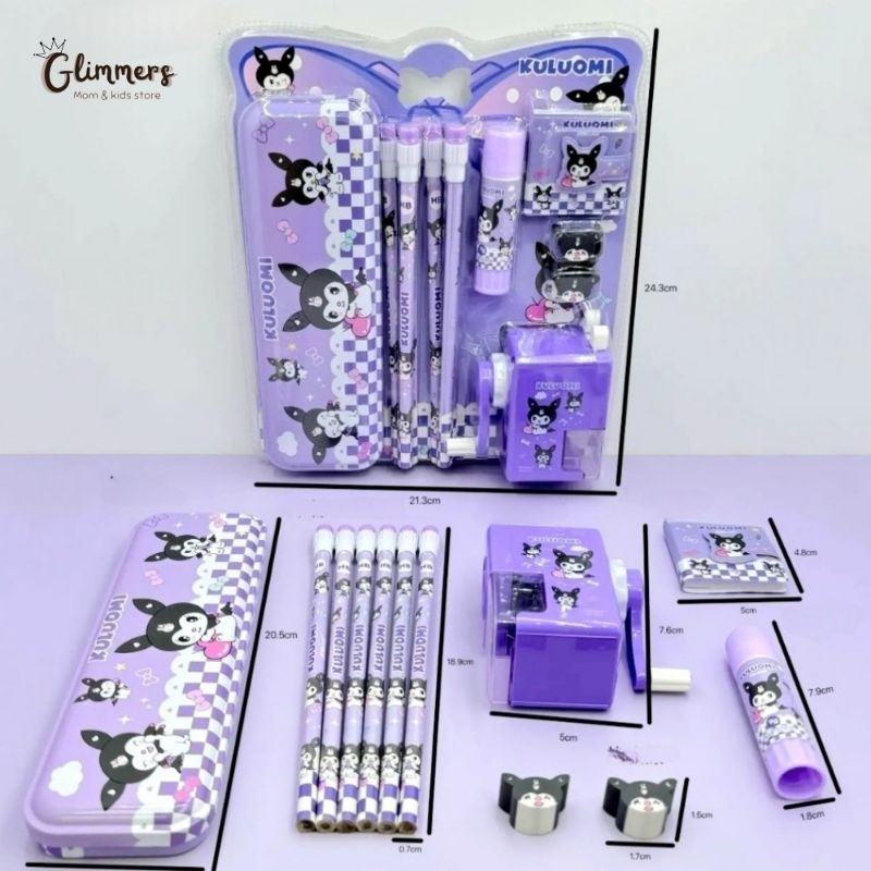 

HenJO Kotak Pensil Gif Set Kuromi / 1 Set Gift Pencil Case