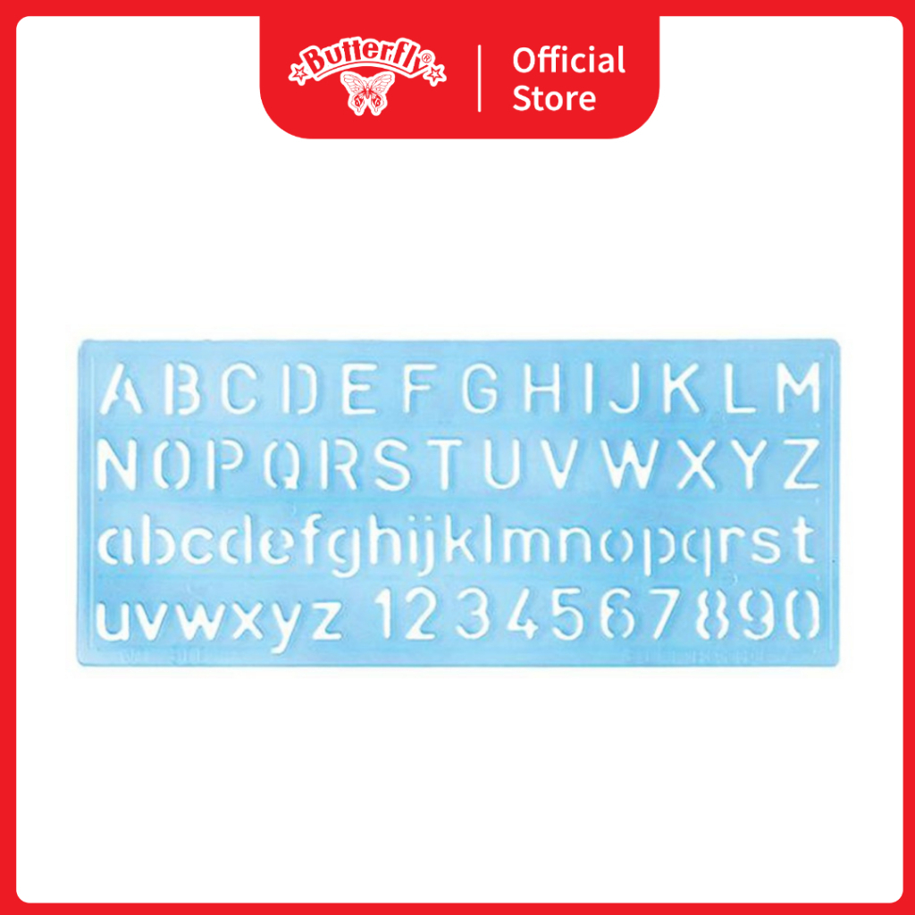 

Butterfly Penggaris Cetakan Template Huruf Angka HA-300