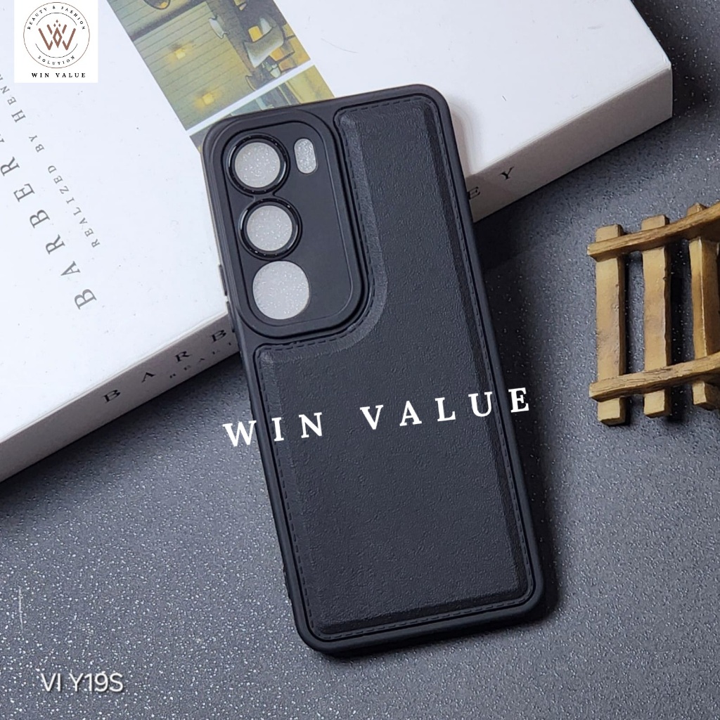 Vivo Y19S Vivo Y19S Pro Case Leather Pro kamera Black Case Vivo Y19S Vivo Y19S Pro