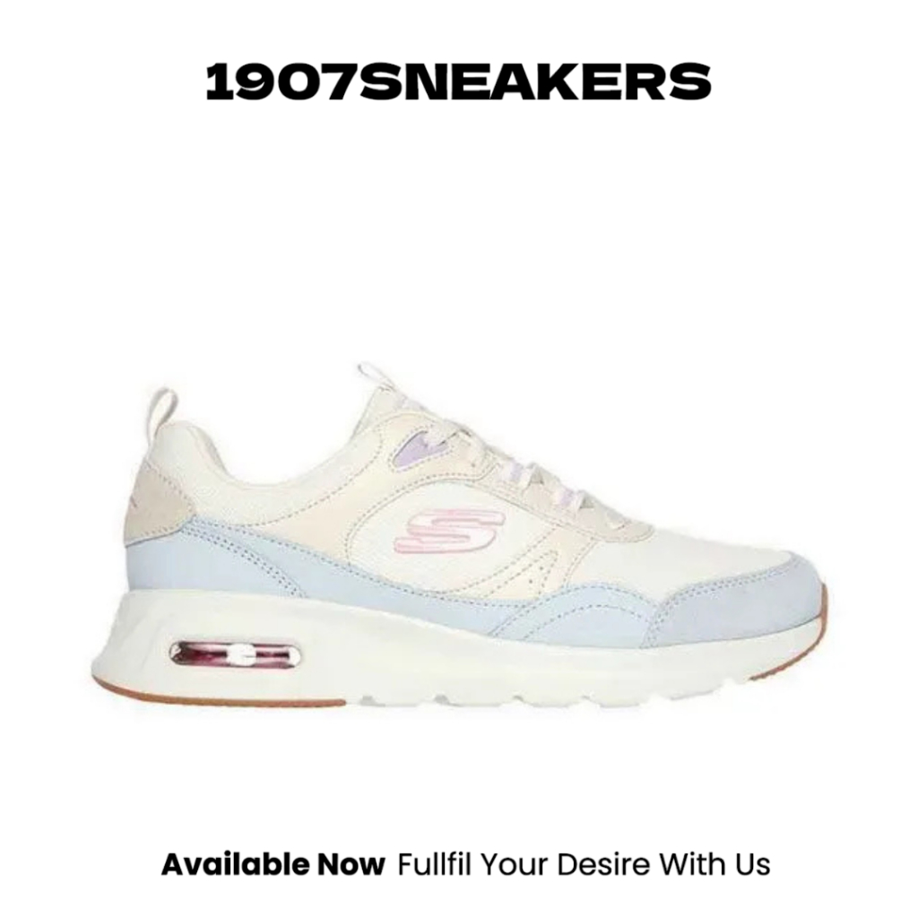 Sepatu Sneakers Wanita Skechers Skech-Air Court - Natural ORIGINAL SKE150075NTM