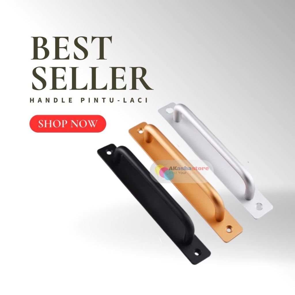 Handle Pintu Minimalis Tarikan Laci Lemari Besi Aethetic