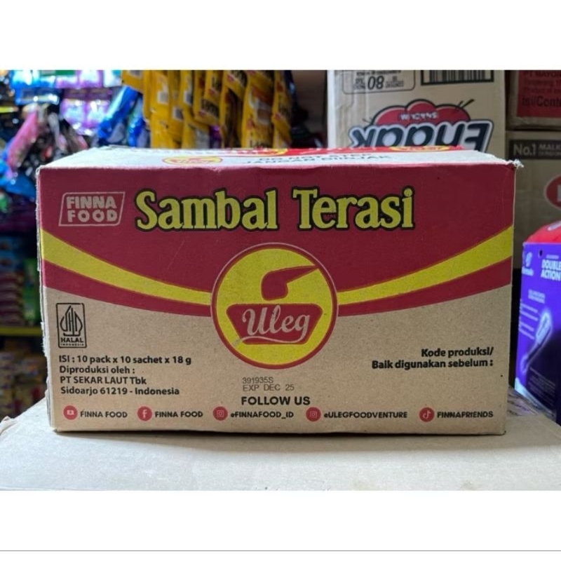 

SAMBAL ULEG TERASI FINNA DUS (ISI 10 RENCENG)