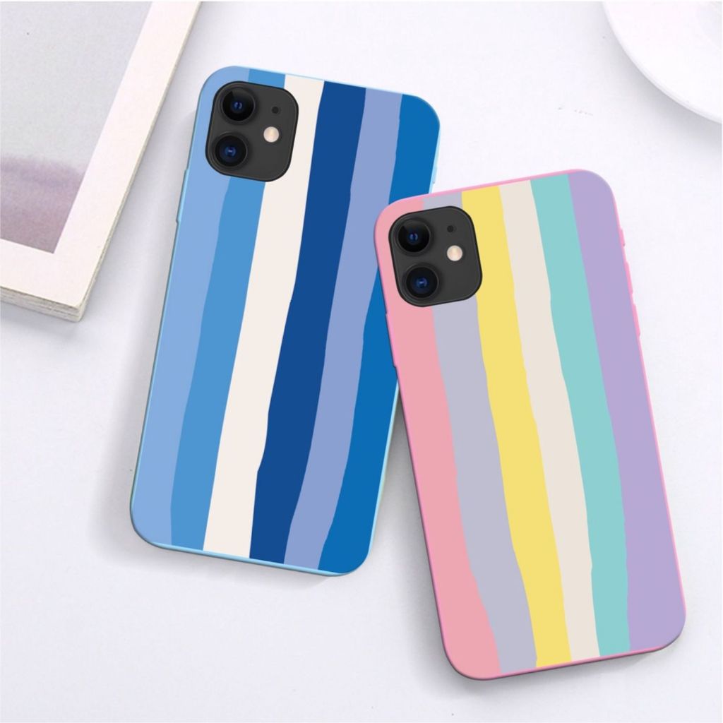 Case For Vivo V5 V9 V15 V7 V20 V20SE V21 V21E S1 S12 Pro 5G Plus Candy Rainbow