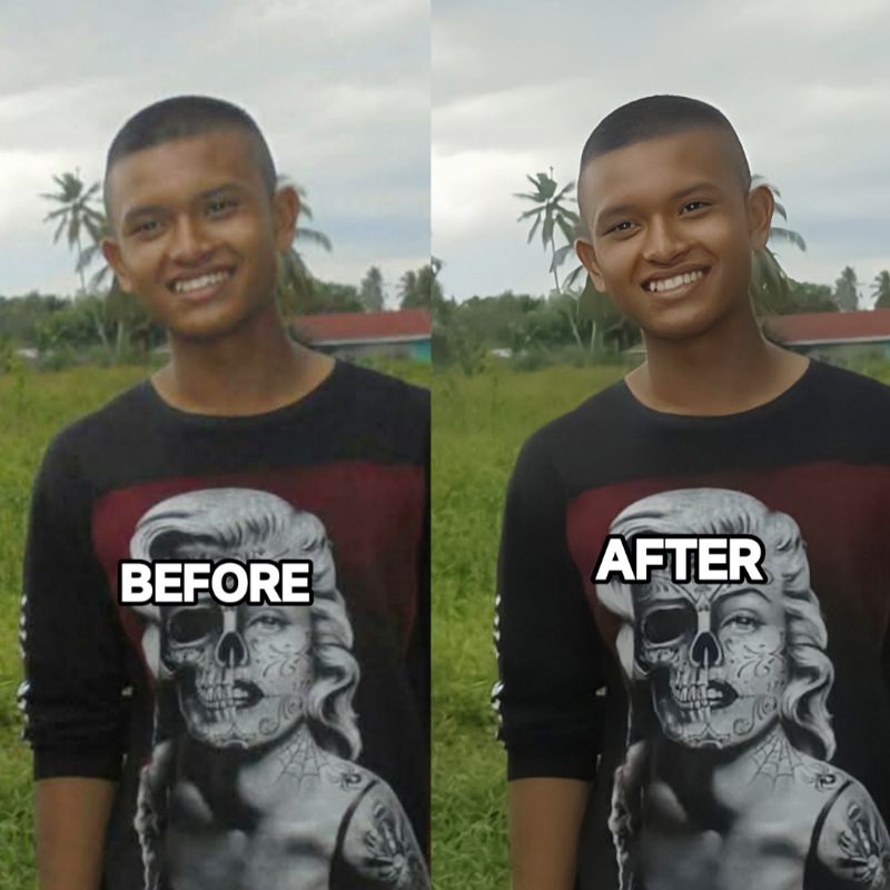 Restorasi Foto Jadul Rusak